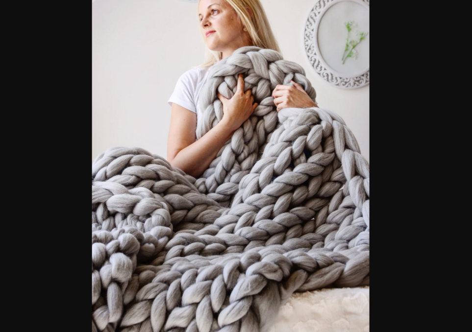 Make A Chunky Knit Blanket