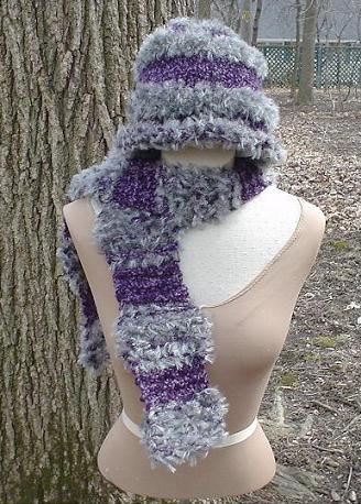 Eileen Hat and Scarf Knitting Pattern